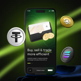 Polar Gainode trading platform displayed on a mobile phone