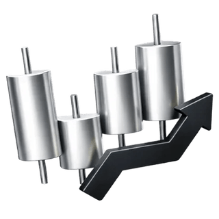 3D icon of a candlestick trading chart on the Polar Gainode about page